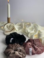 Velvet Hijab Volumizing Scrunchie - Image 2